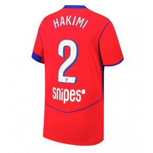 Paris Saint-Germain Achraf Hakimi #2 Jalkapallovaatteet Kolmaspaita 2025-26 Lyhythihainen